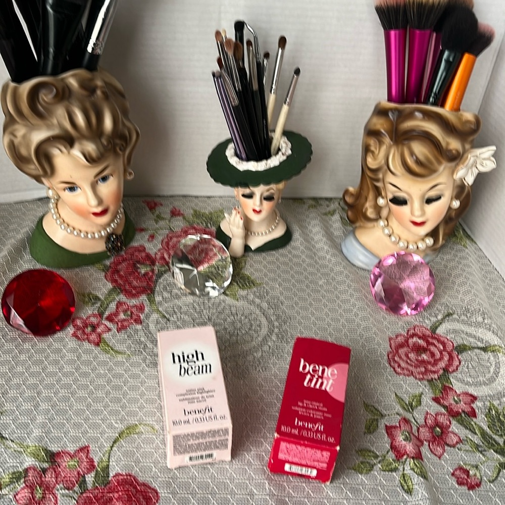 Lot Benefit Cosmetics High Beam Satin Pink + Benetint Liquid Lip & Cheek…